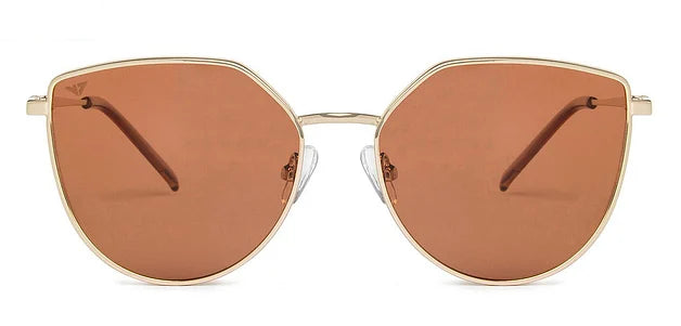 Gold Full Rim Cat Eye